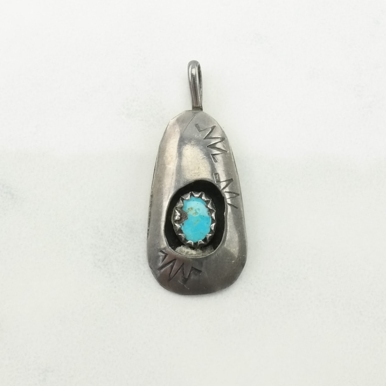 Choice of Vintage Native American Turquoise Sterling Silver Pendant