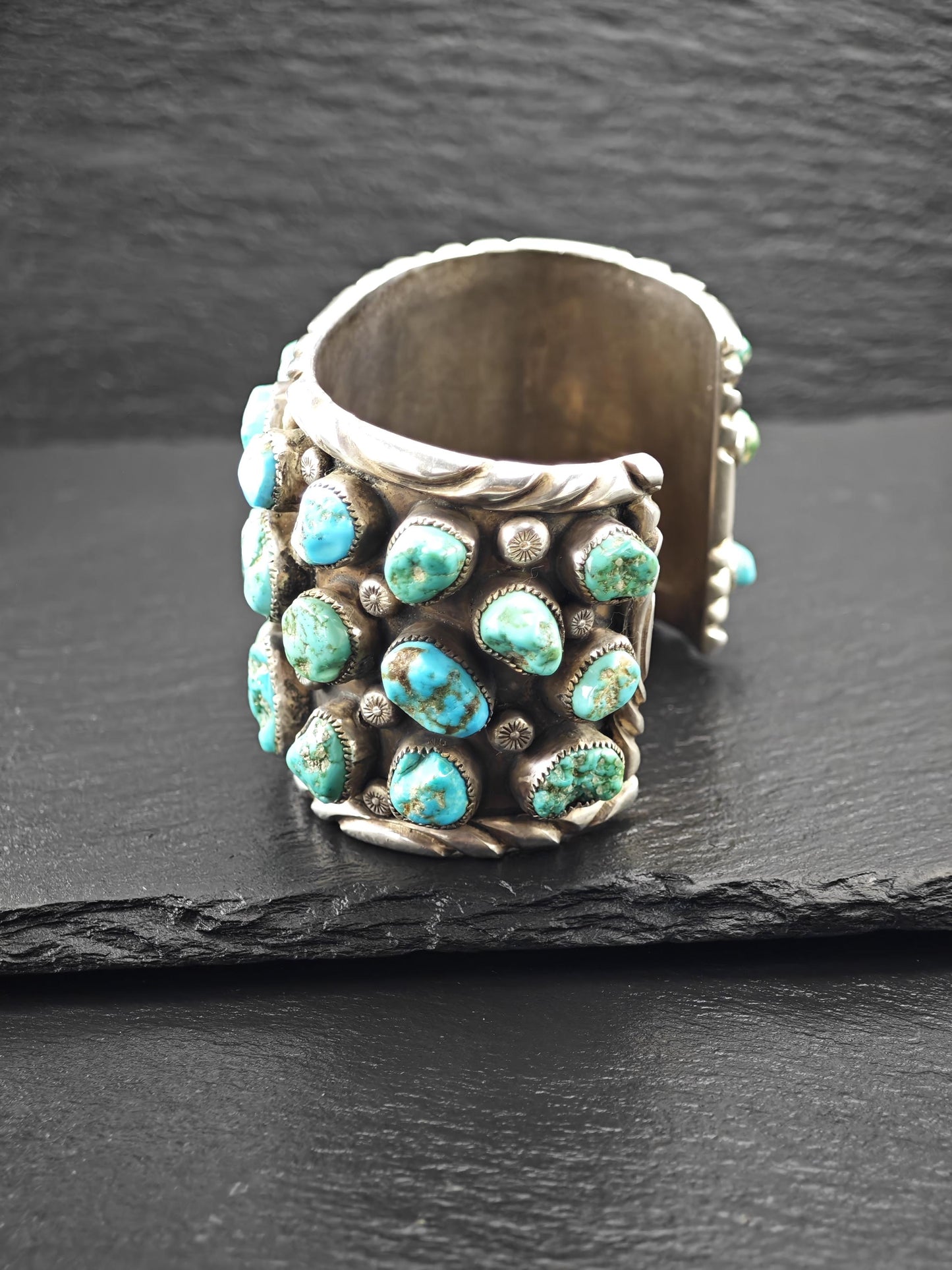 Charly Brown, Native American, Watch Cuff Bracelet Sterling Silver