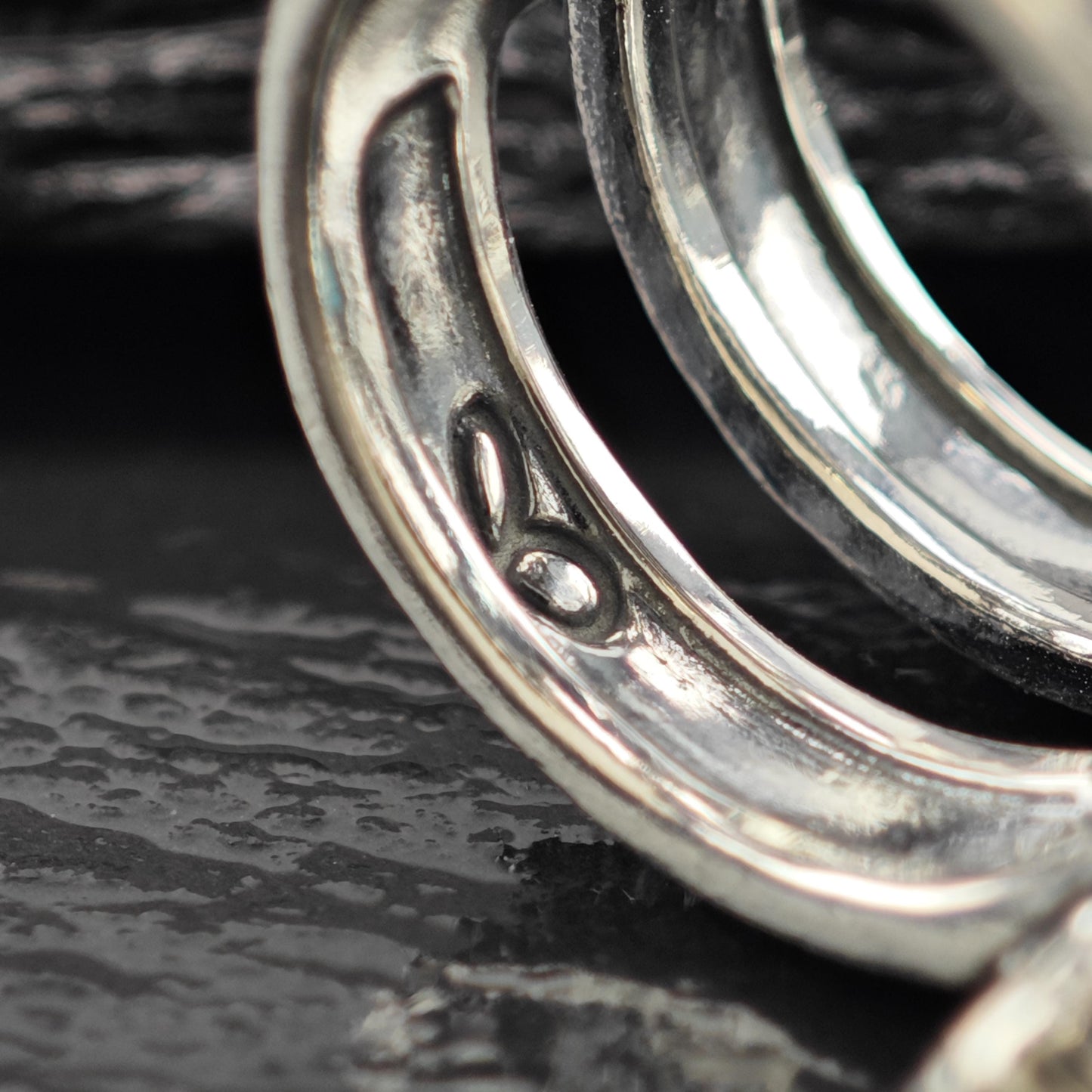 Carolyn Pollack Turquoise Ring Sterling Silver Size 7 1/2