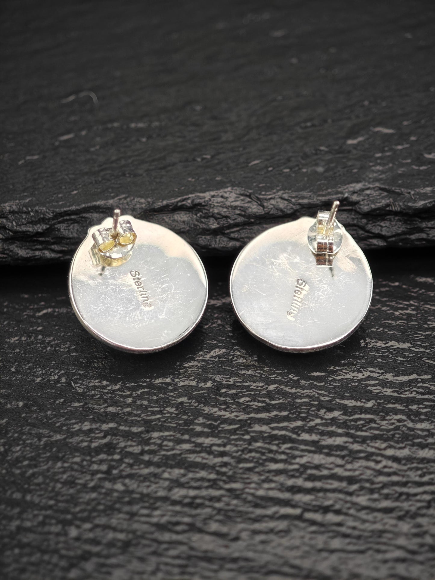 Choice of Native American Turquoise Stud Earrings Sterling Silver