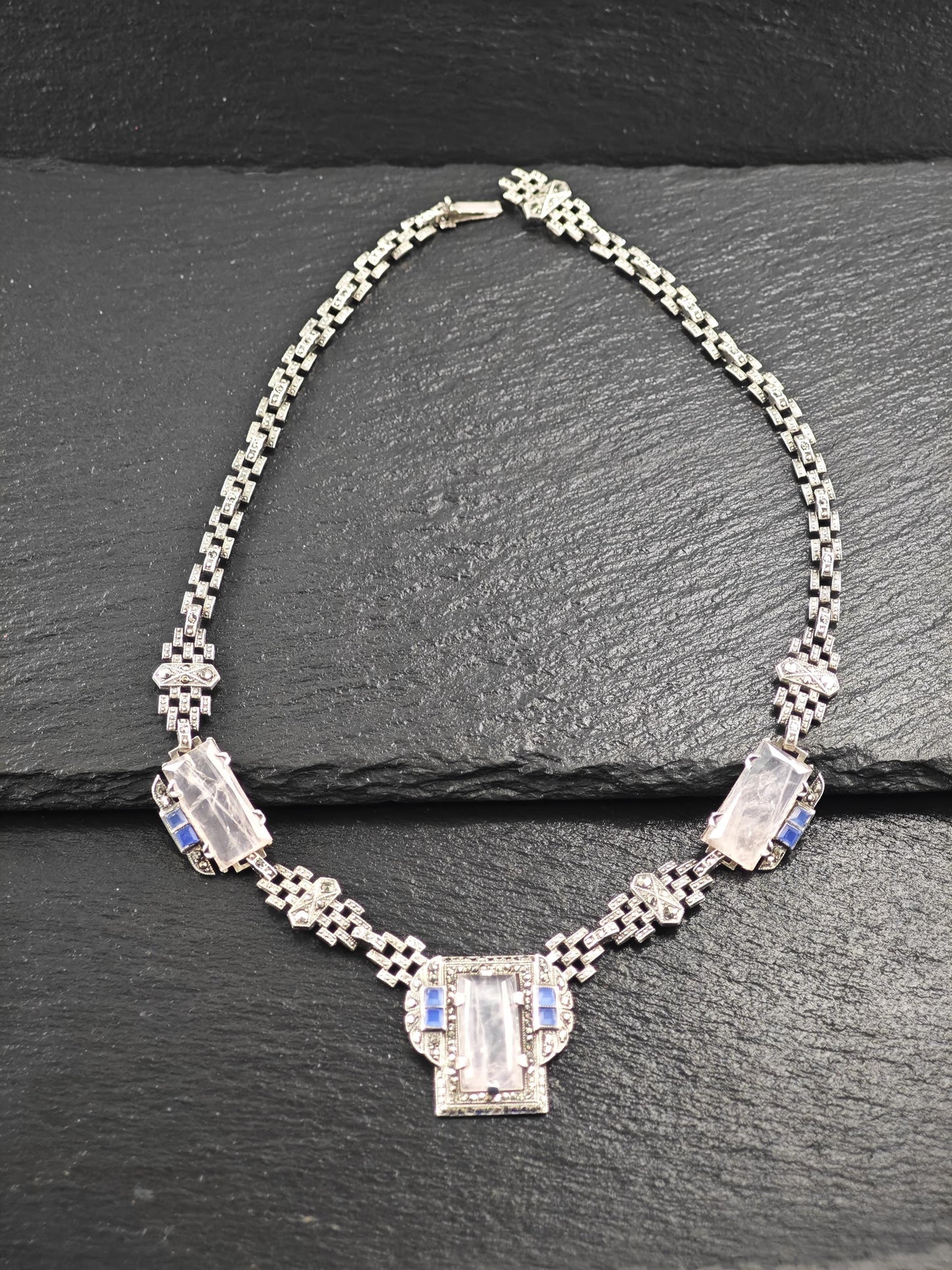 Art Deco Necklace Sterling Silver N2484