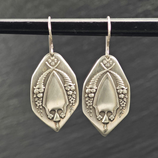 Art Nouveau Sterling Silver Dangle Earrings ER3204