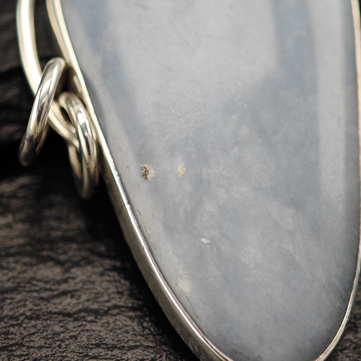 Vintage Lapidario Barrera, Gemstone Pendant Sterling Silver