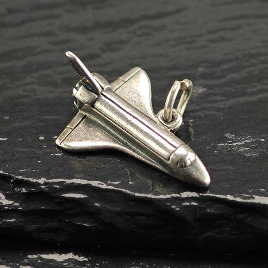 Vintage Retired James Avery Sterling Silver Airplane Charm P3166