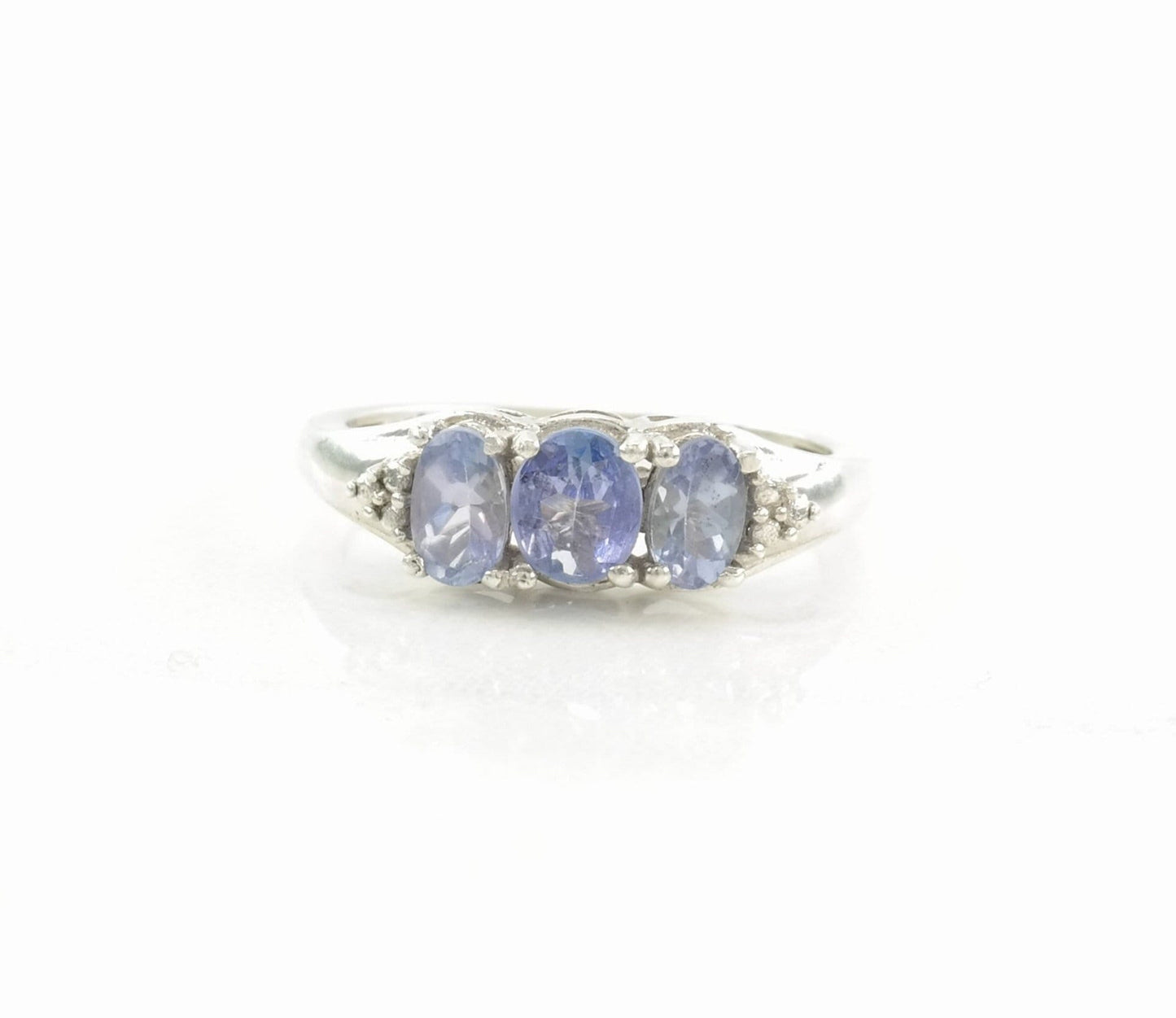 Sterling Silver Ring Tanzanite Lavender Size 5