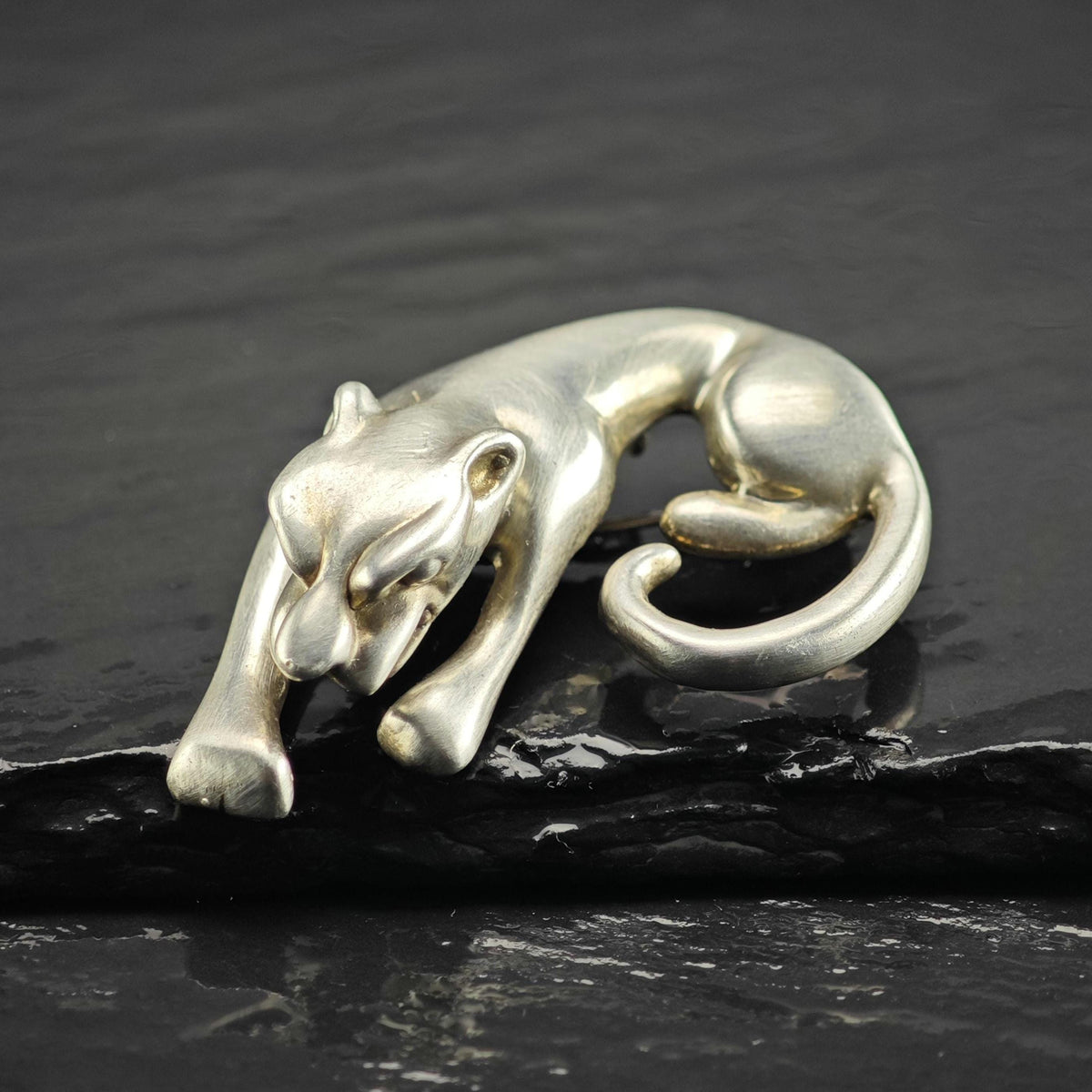 Jaguar Sterling Silver Brooch/Pendant B2269