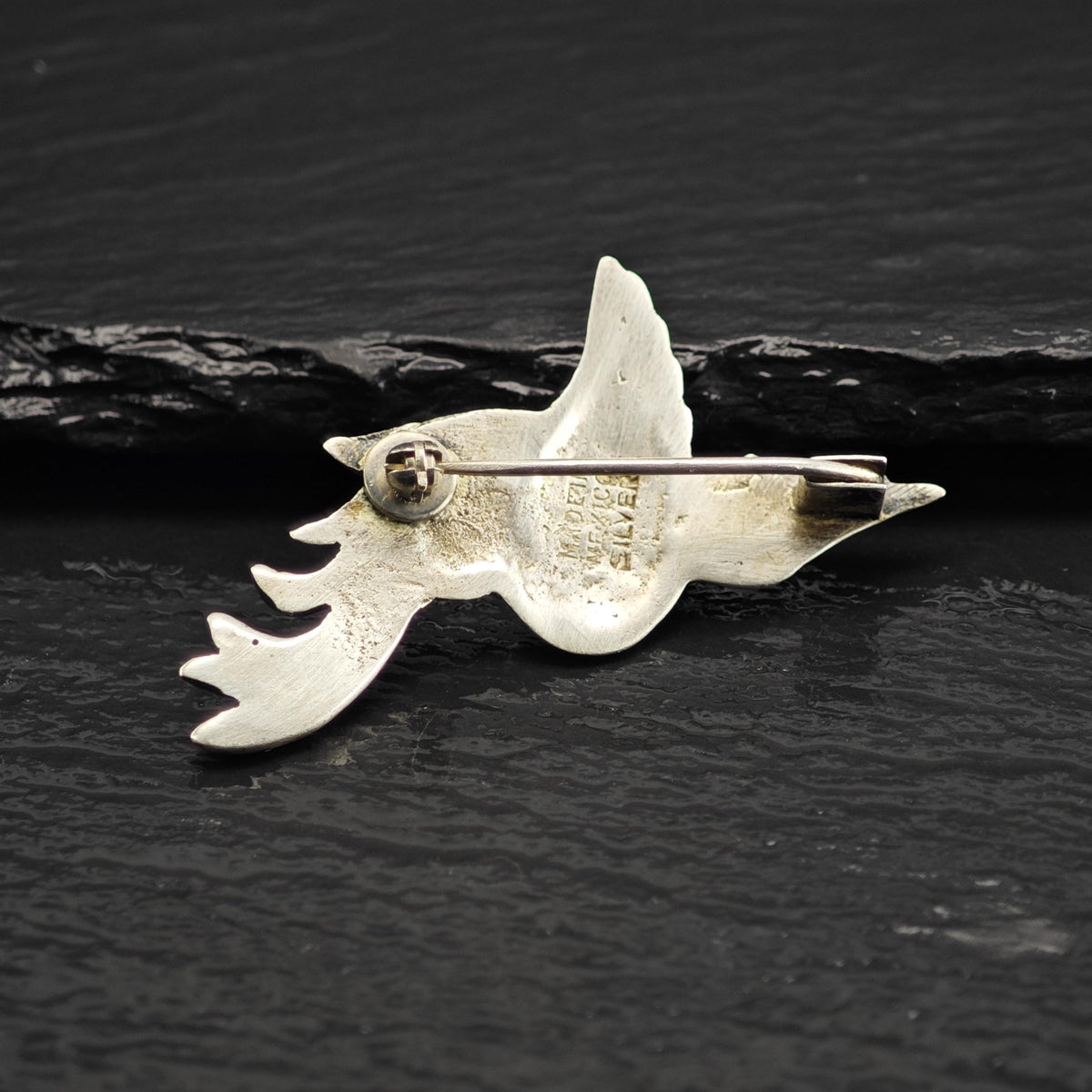 Pre Eagle Taxco Sterling Silver Brooch B2257