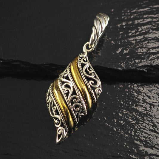 Relios Brass, Carolyn Pollack Sterling Silver Pendant P3156