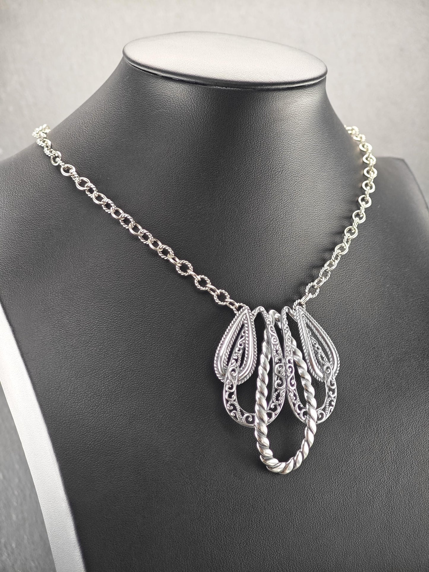 Carolyn Pollack Sterling Silver Lasting Connections Necklace N2440