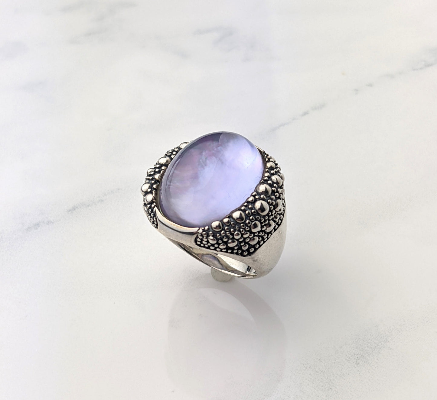 Michael Dawkins Starry Night Sterling Silver Ring