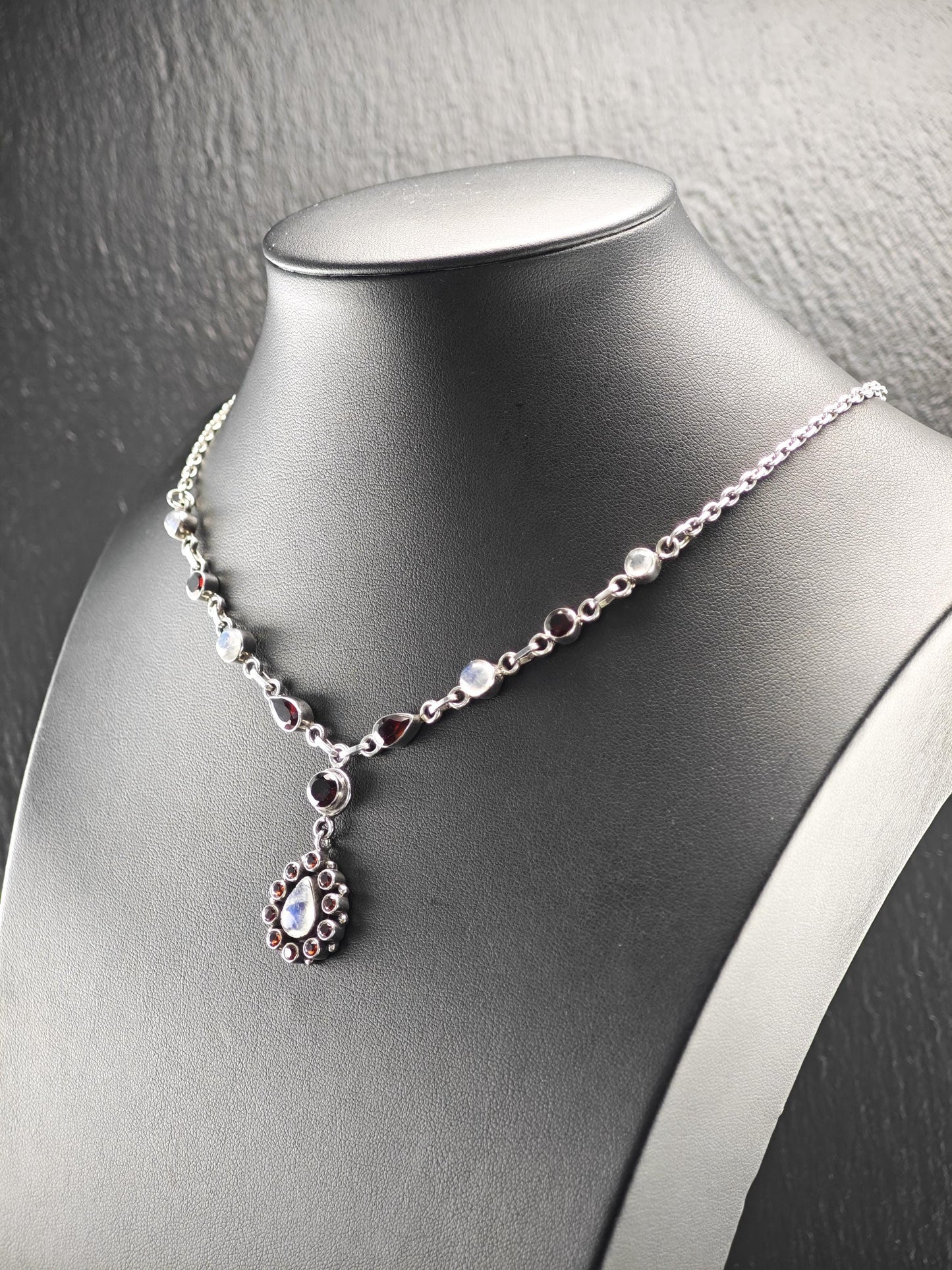 Nicky Butler Teardrop, Floral Necklace Sterling Silver N2478