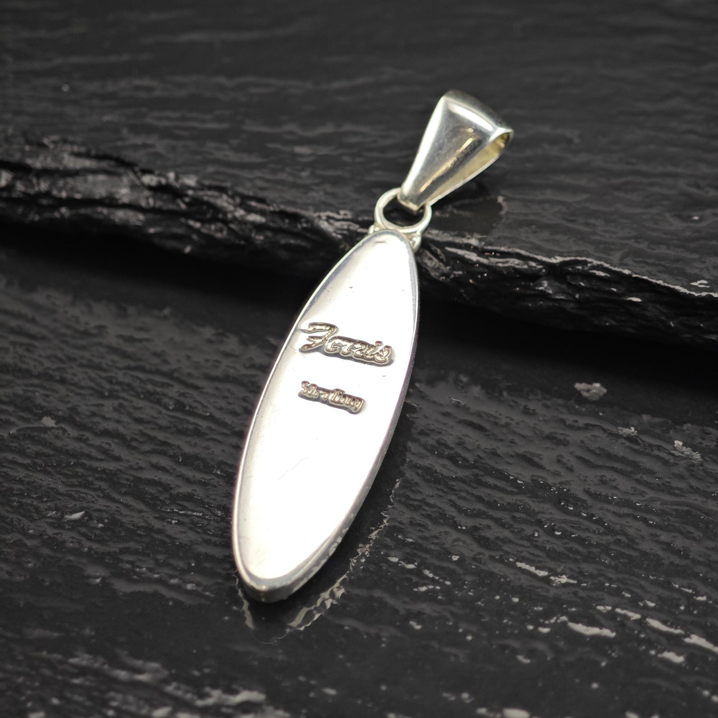 SW Ferris Multi-stone Inlay Pendant Sterling Silver P3075