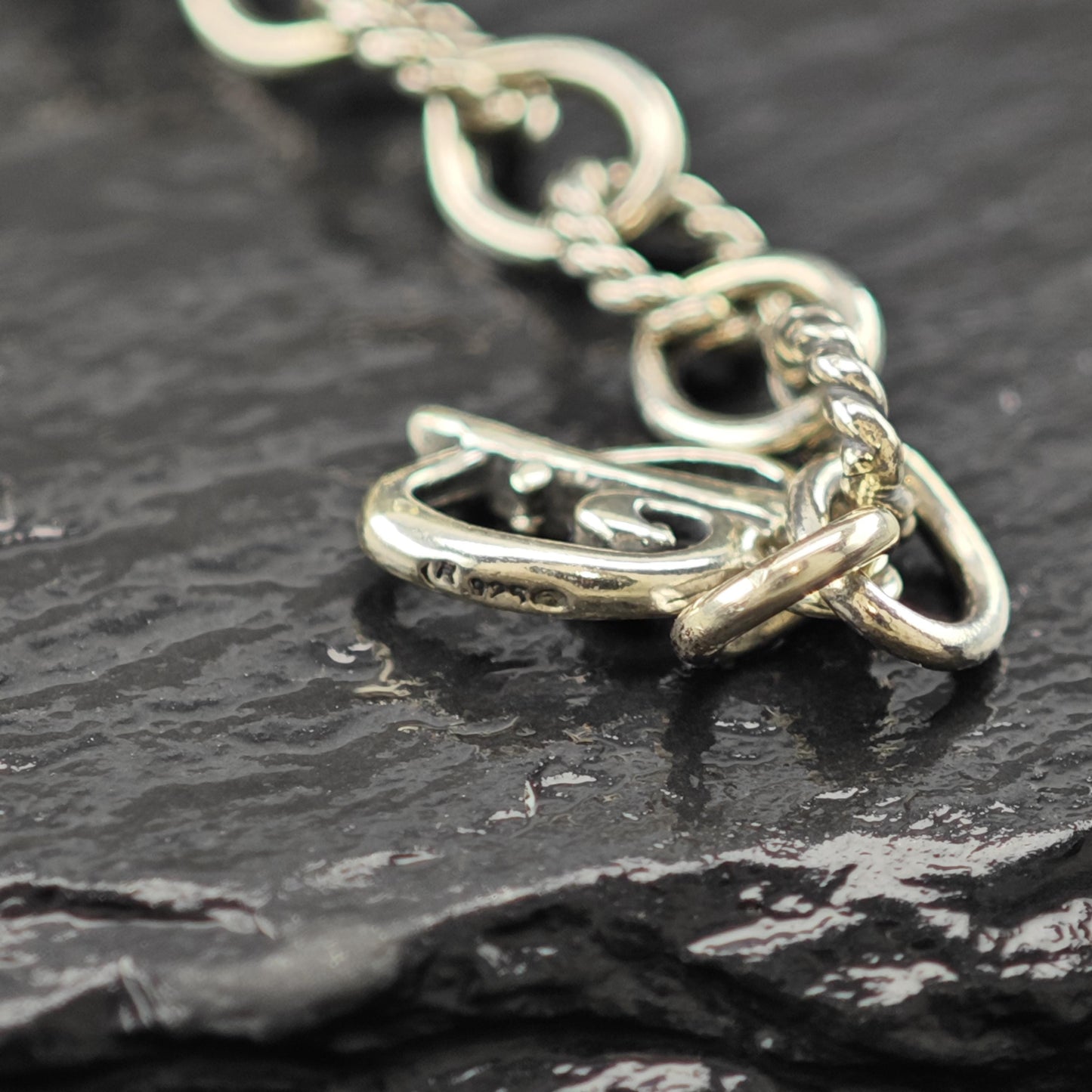Vintage Carolyn Pollack Lasting Connections Necklace Sterling Silver Adjustable 19 1/2" N2660