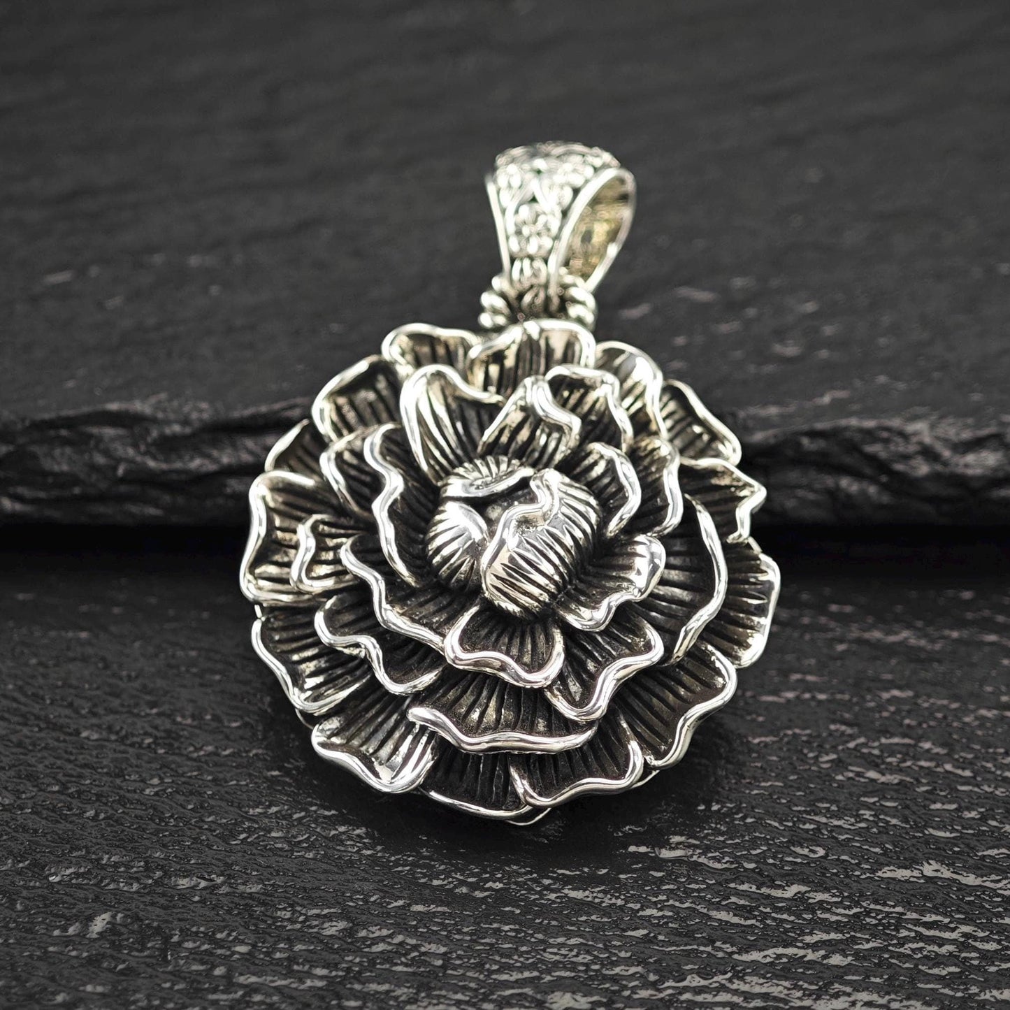 Jai, Floral Pendant Sterling Silver P2710
