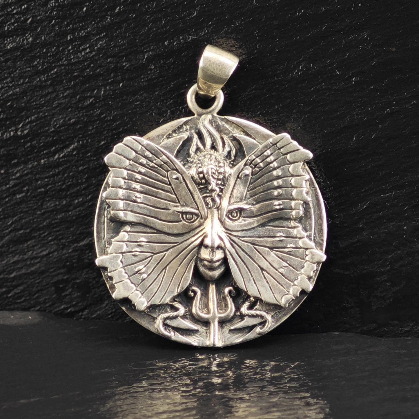 Oberon Zell Spirit Goddess Sterling Silver Pendant P3076