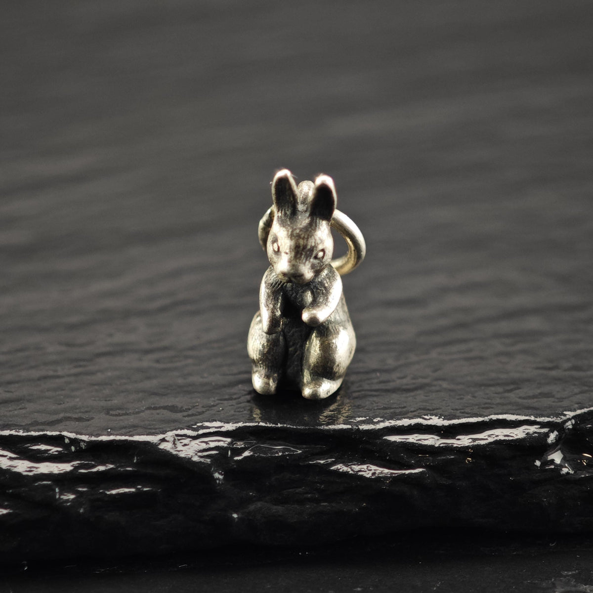 Vintage Retired James Avery Sterling Silver Rabbit Charm P3168