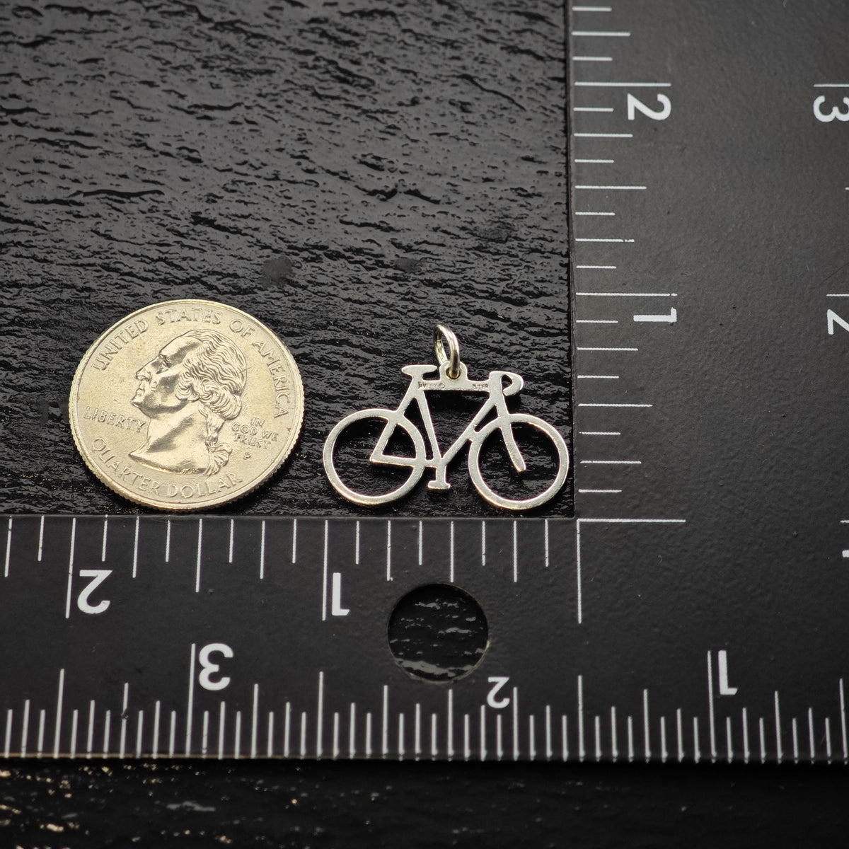 Vintage James Avery Sterling Silver Bicycle Charm P3176