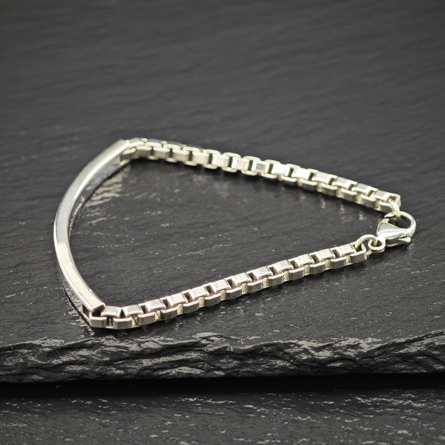 Tiffany & Co Venetian Link Bracelet Sterling Silver Sz 7 1/2"