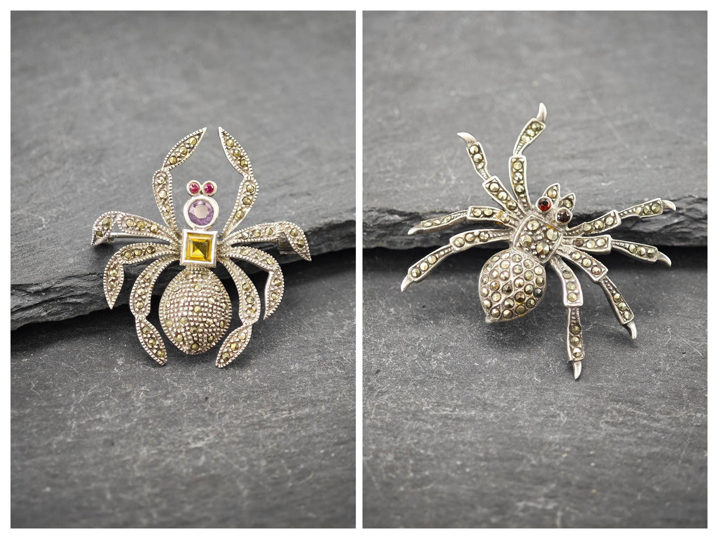 Choice of Sterling Silver Insect Brooches