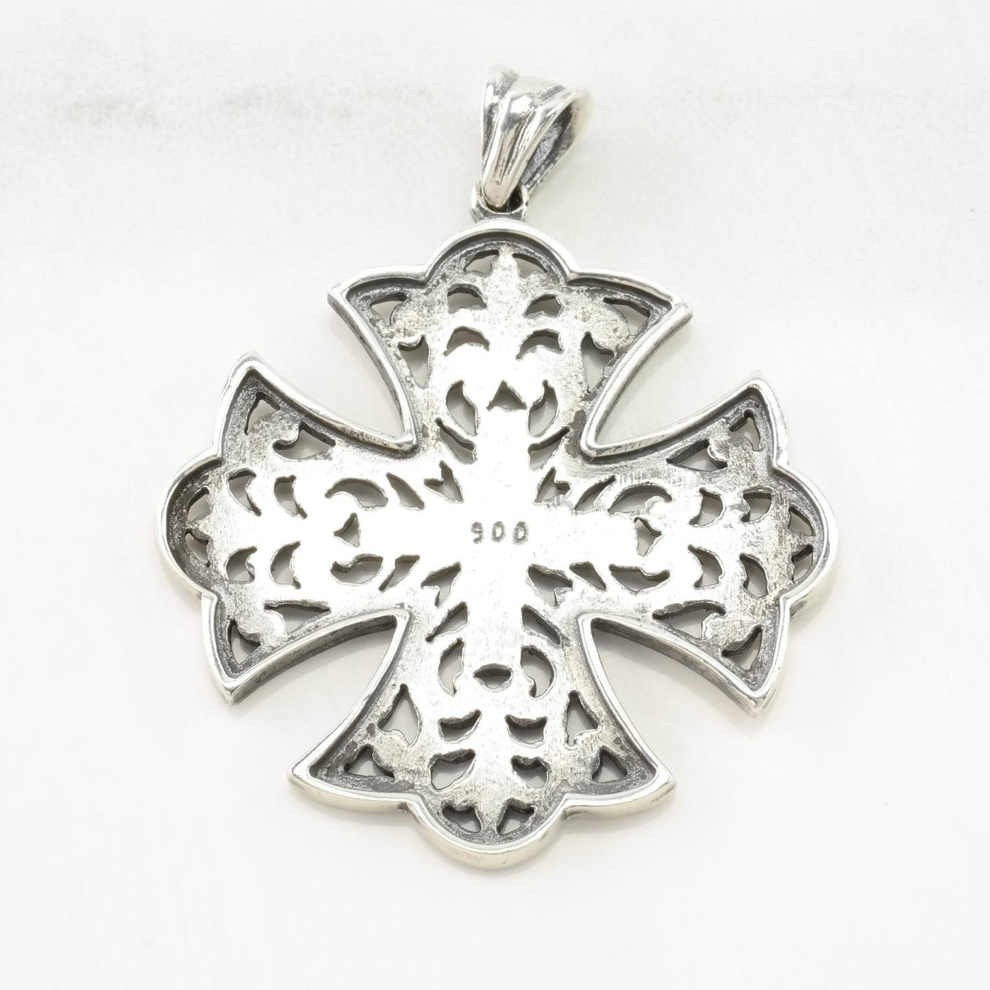 Choice of Vintage Cross Cutouts Sterling Silver Pendant