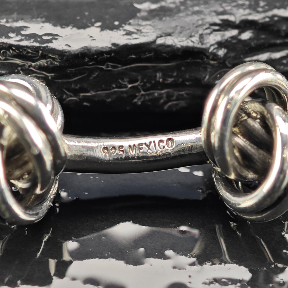 Vintage Jondell Twisted Knot Sterling Silver Cufflinks MISC0428