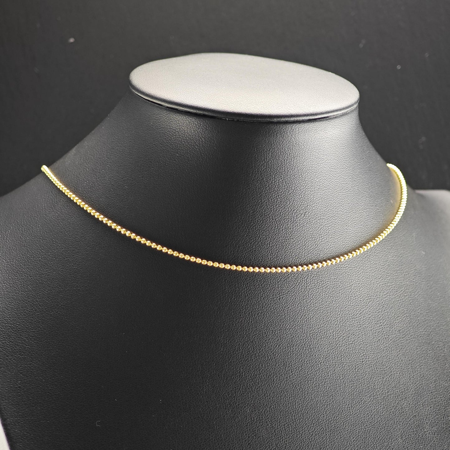 Choice of Gold Plated Ball Chain Sterling Silver Necklace N2756