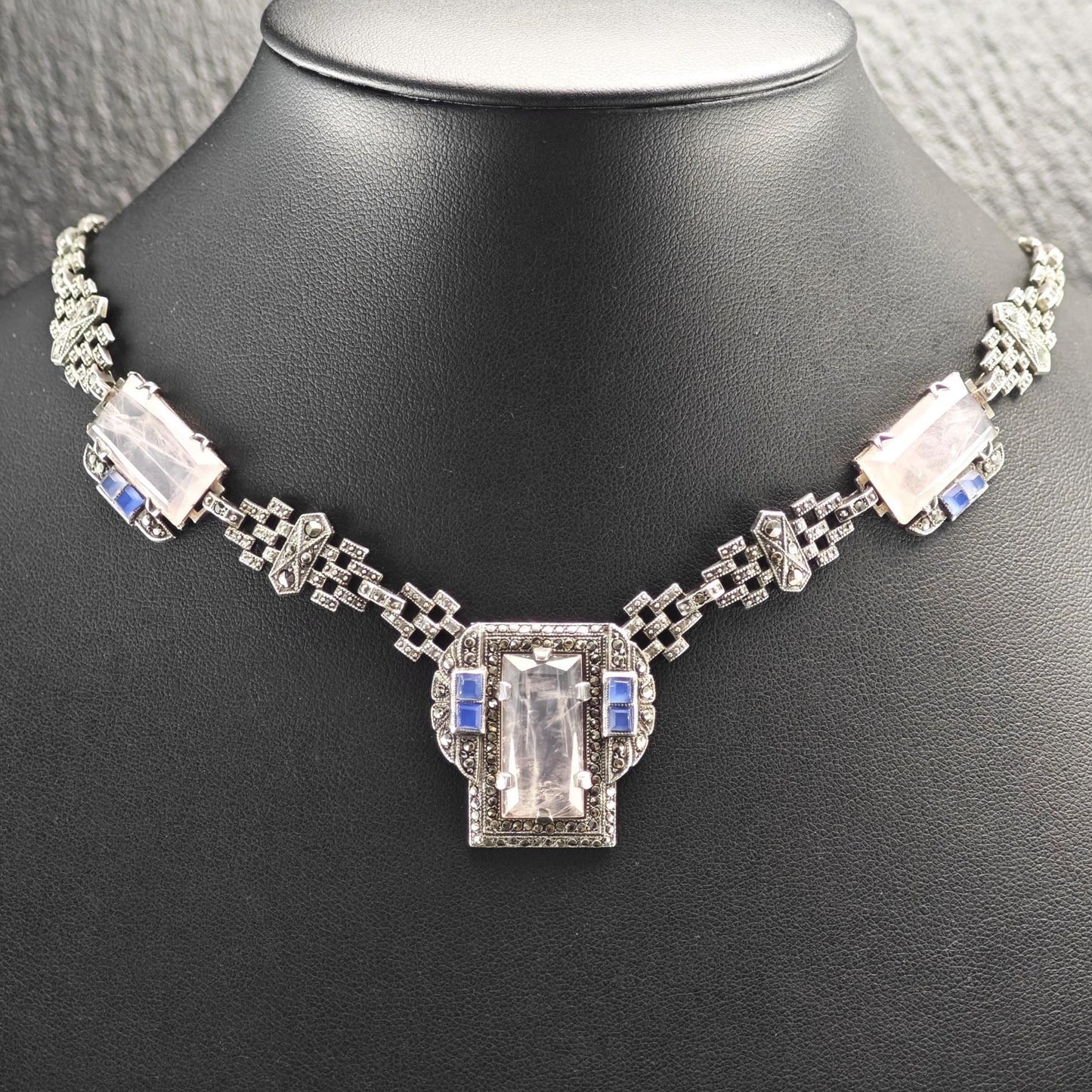 Art Deco Necklace Sterling Silver N2484