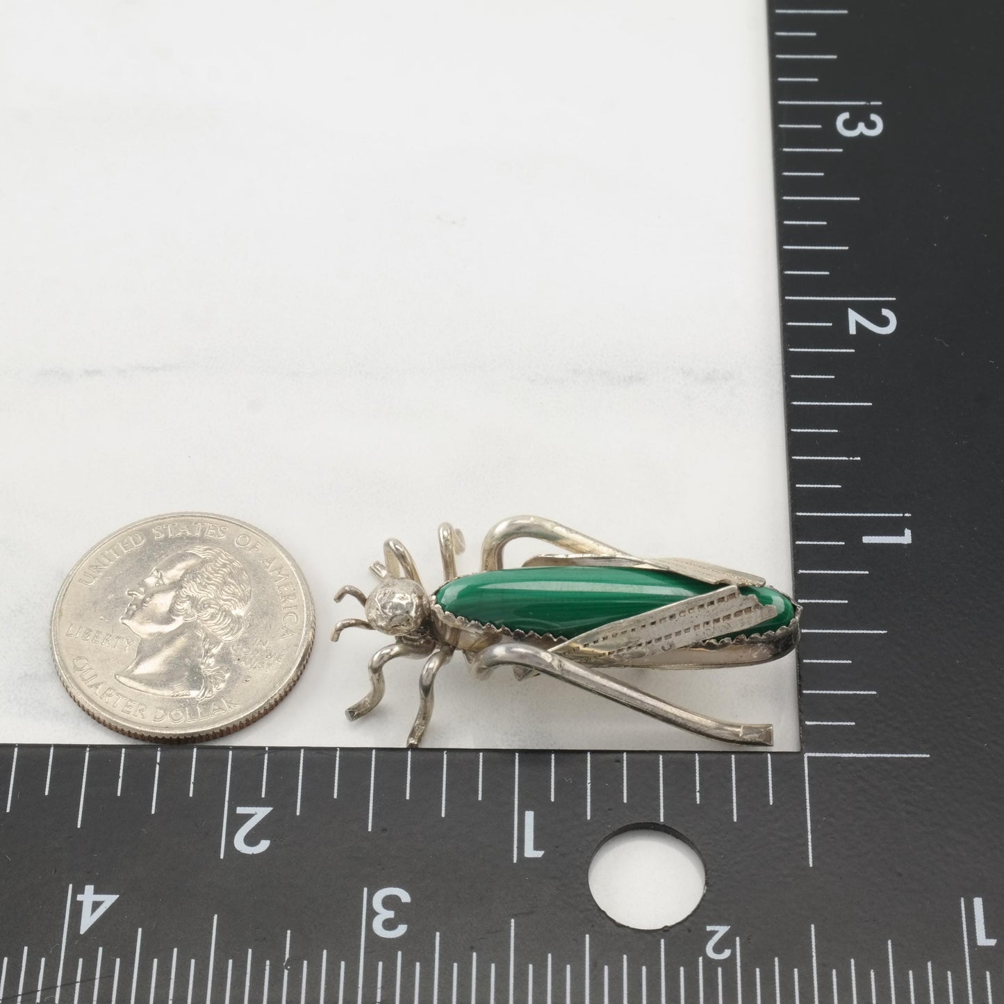 Choice, Native American and Southwest Insect Sterling Silver Brooch Beetle Grasshopper