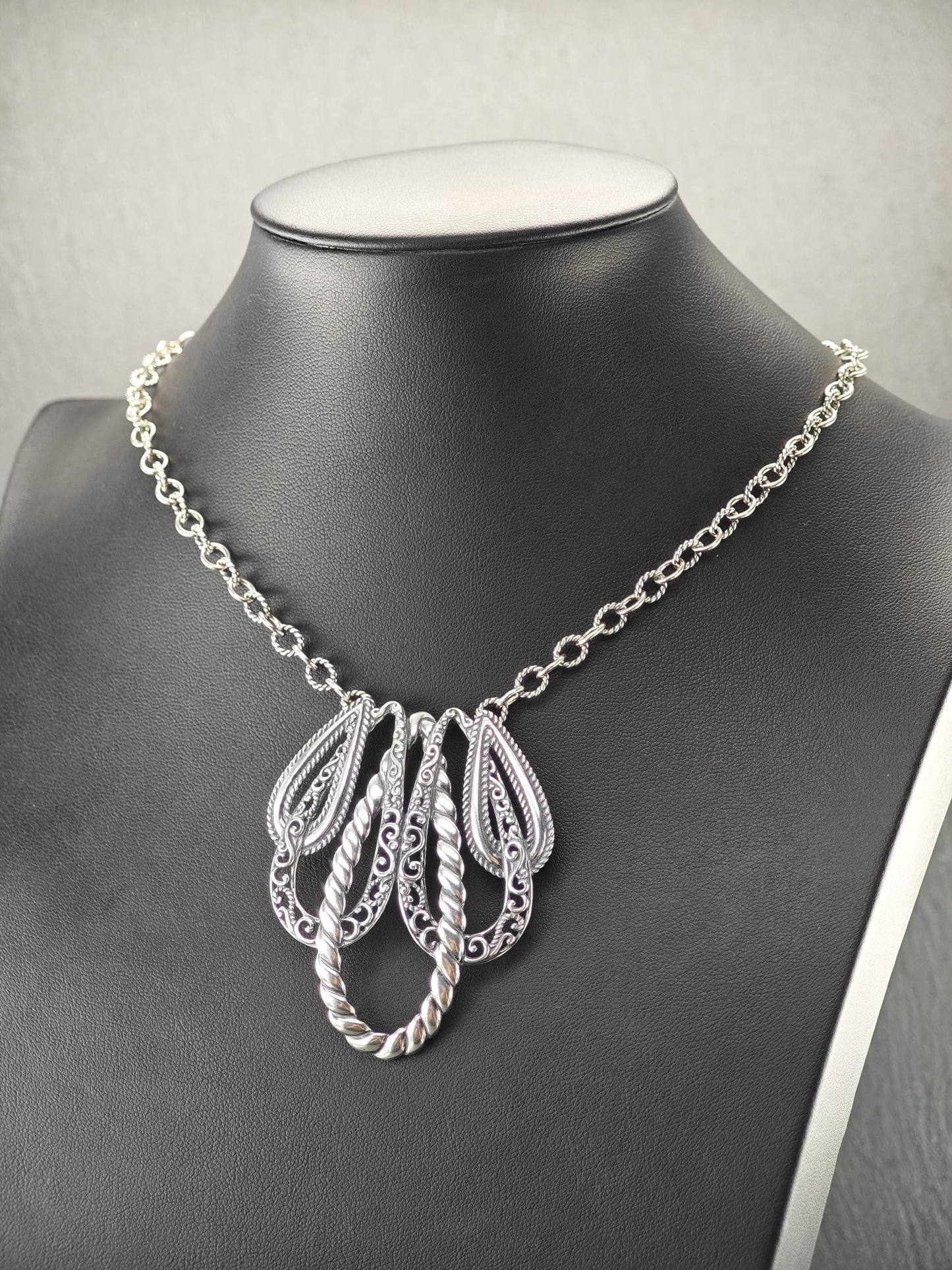 Carolyn Pollack Sterling Silver Lasting Connections Necklace N2440