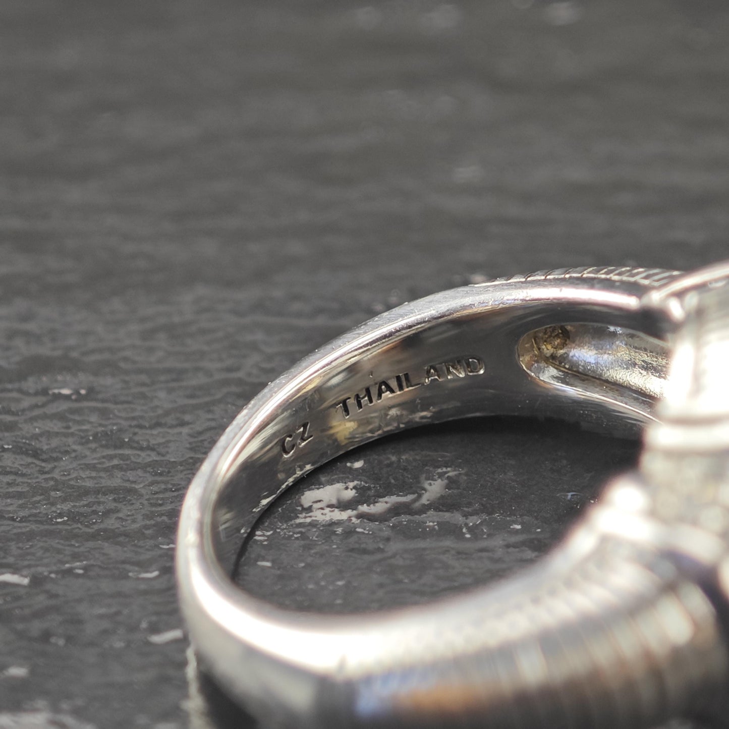 Judith Ripka Brown Quartz Ring Sterling Silver