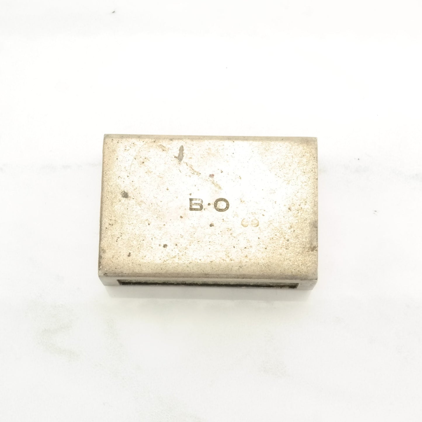 Antique Tiffany & Co. Sterling Silver Matchbook Engraved BO