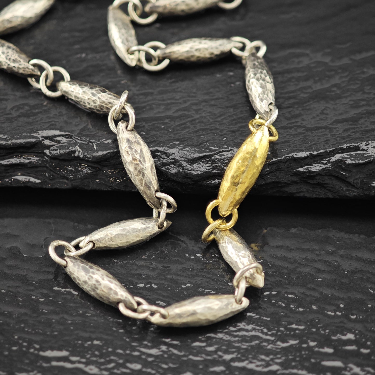 Gurhan, Orb Sterling Silver Gold 24k Gold Gilded Accent Necklace