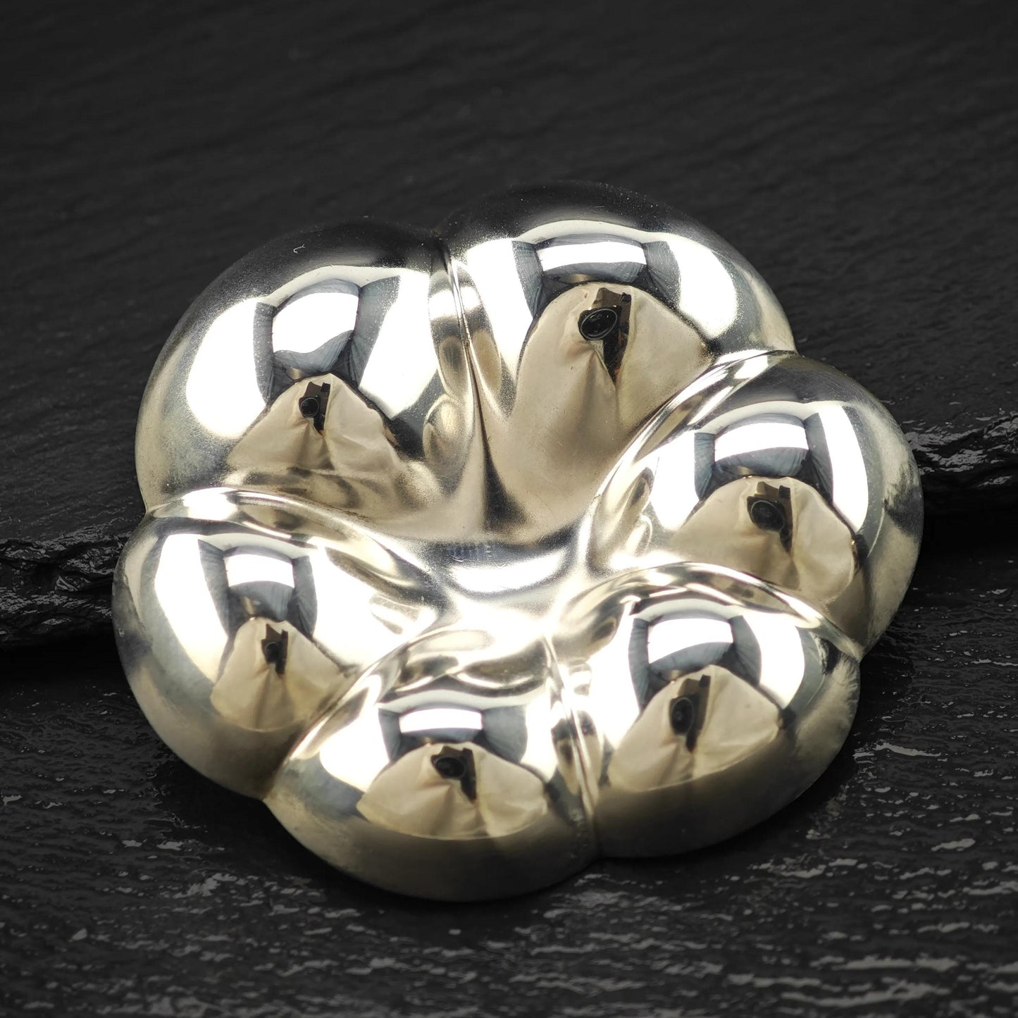 Vintage Jondell Sterling Silver Brooch Large, Flower