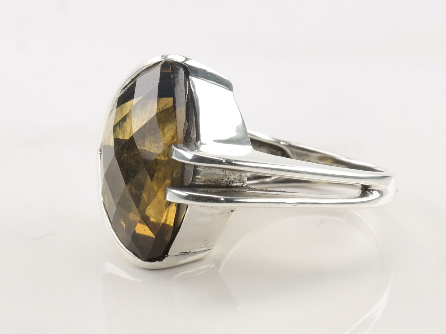 Tracey Mayer Silver Ring Citrine Sterling Size 5