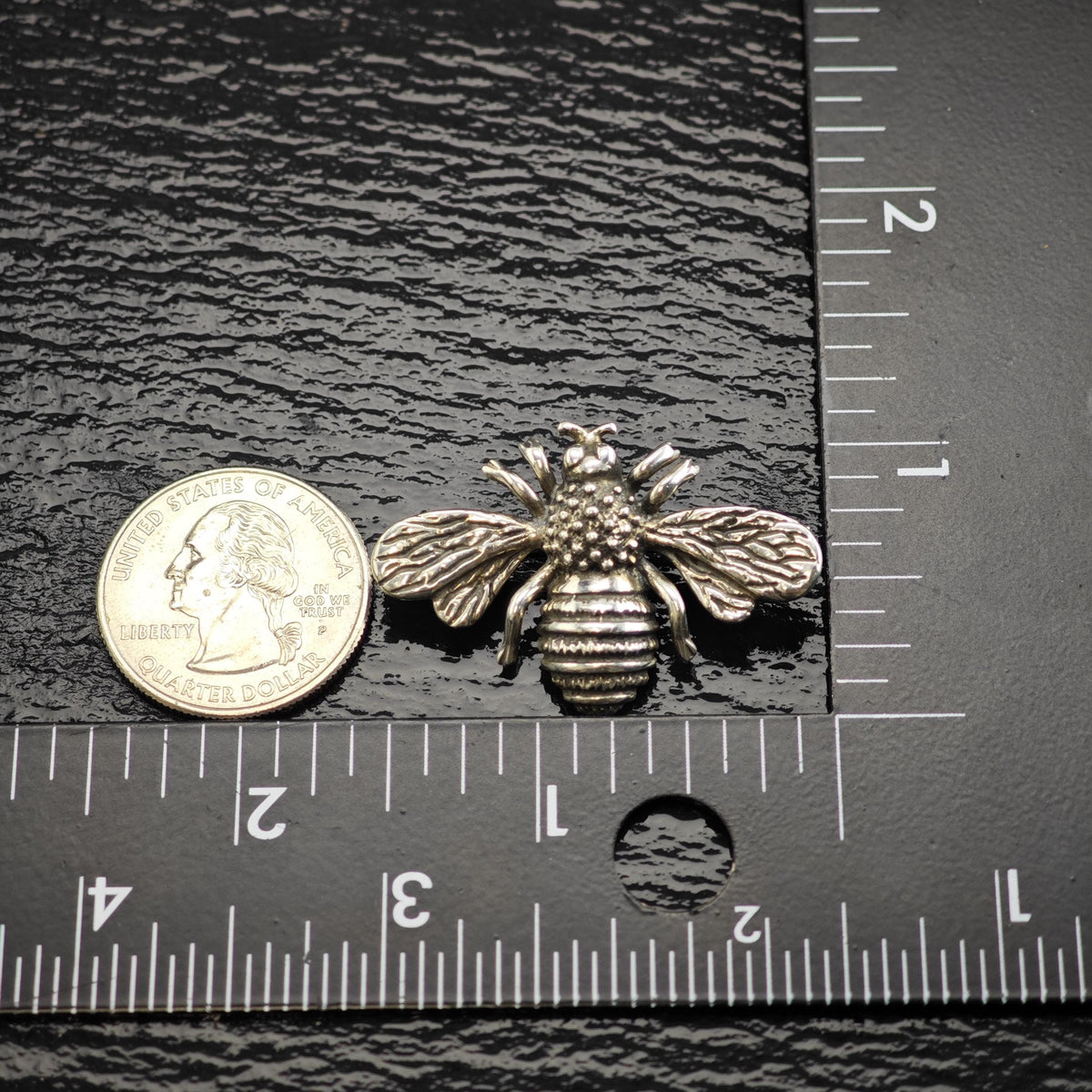 Bee Sterling Silver Brooch B2252