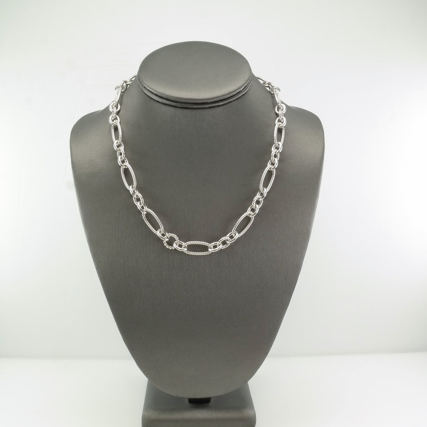 Judith Ripka Sterling Silver Chain Necklace