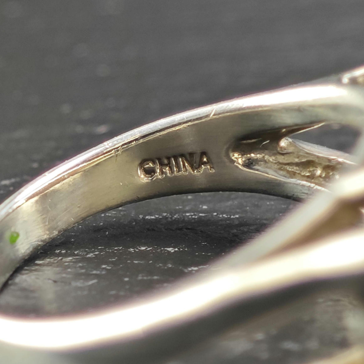 Carved Carnelian Chinese Dragon Sterling Silver Ring Sz 9 R6853