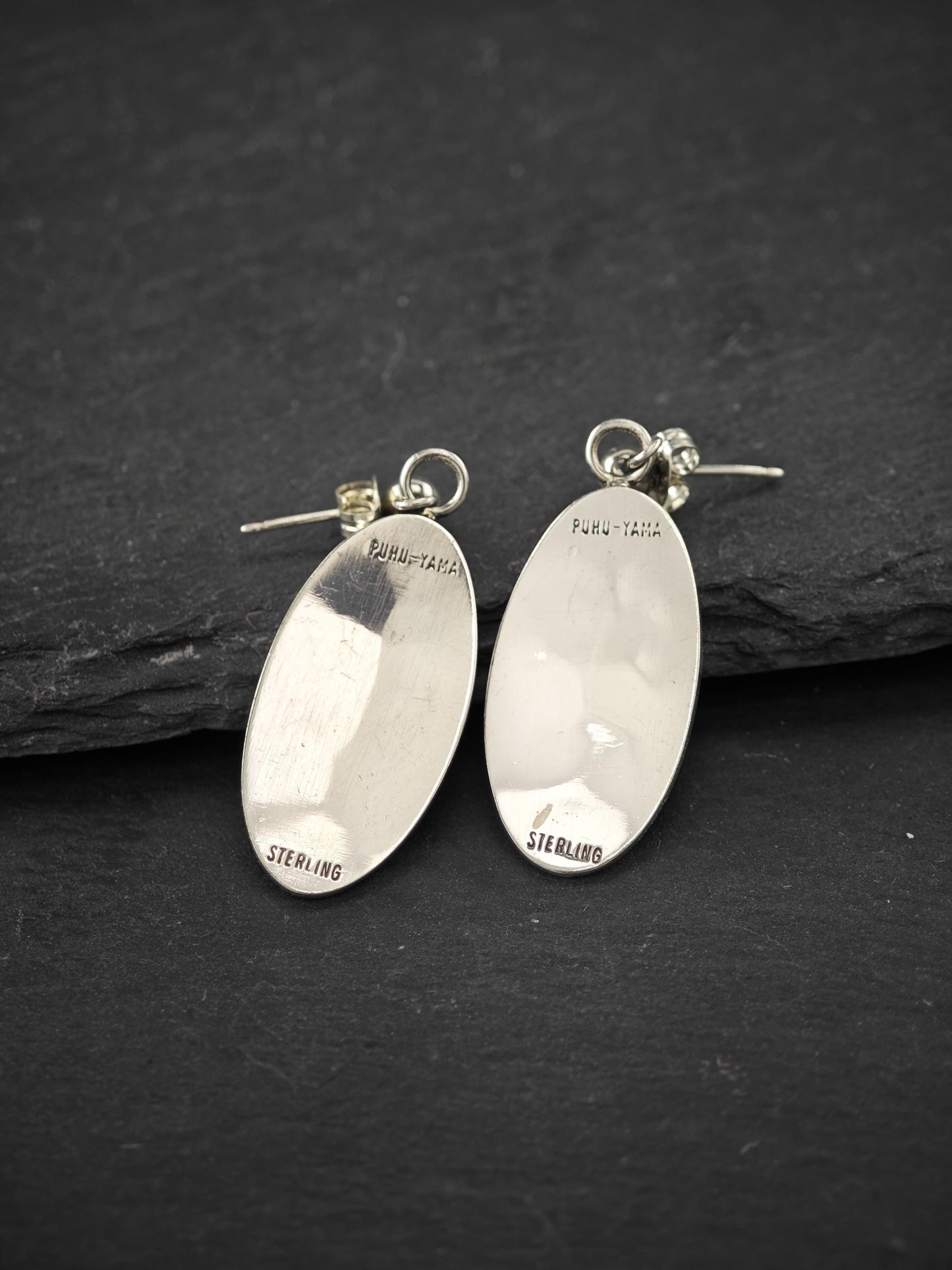 Choice of Hopi Overlay Stud/Dangle Earrings Sterling Silver