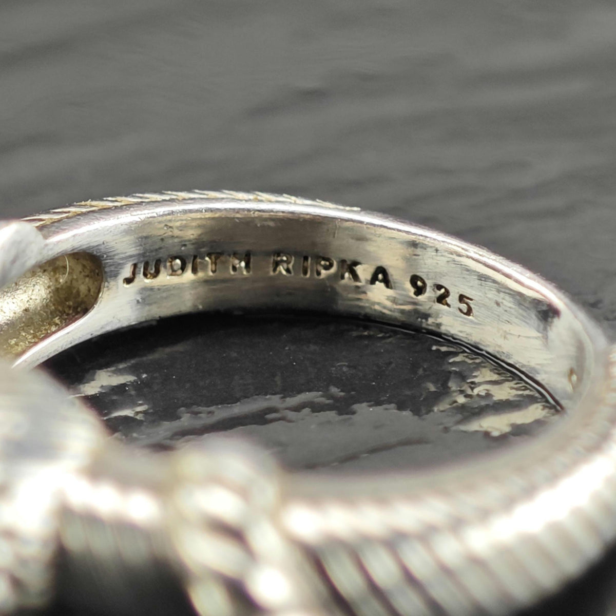 Choice of Judith Ripka CZ Band Sterling Silver Sz 5 & 6 R6829