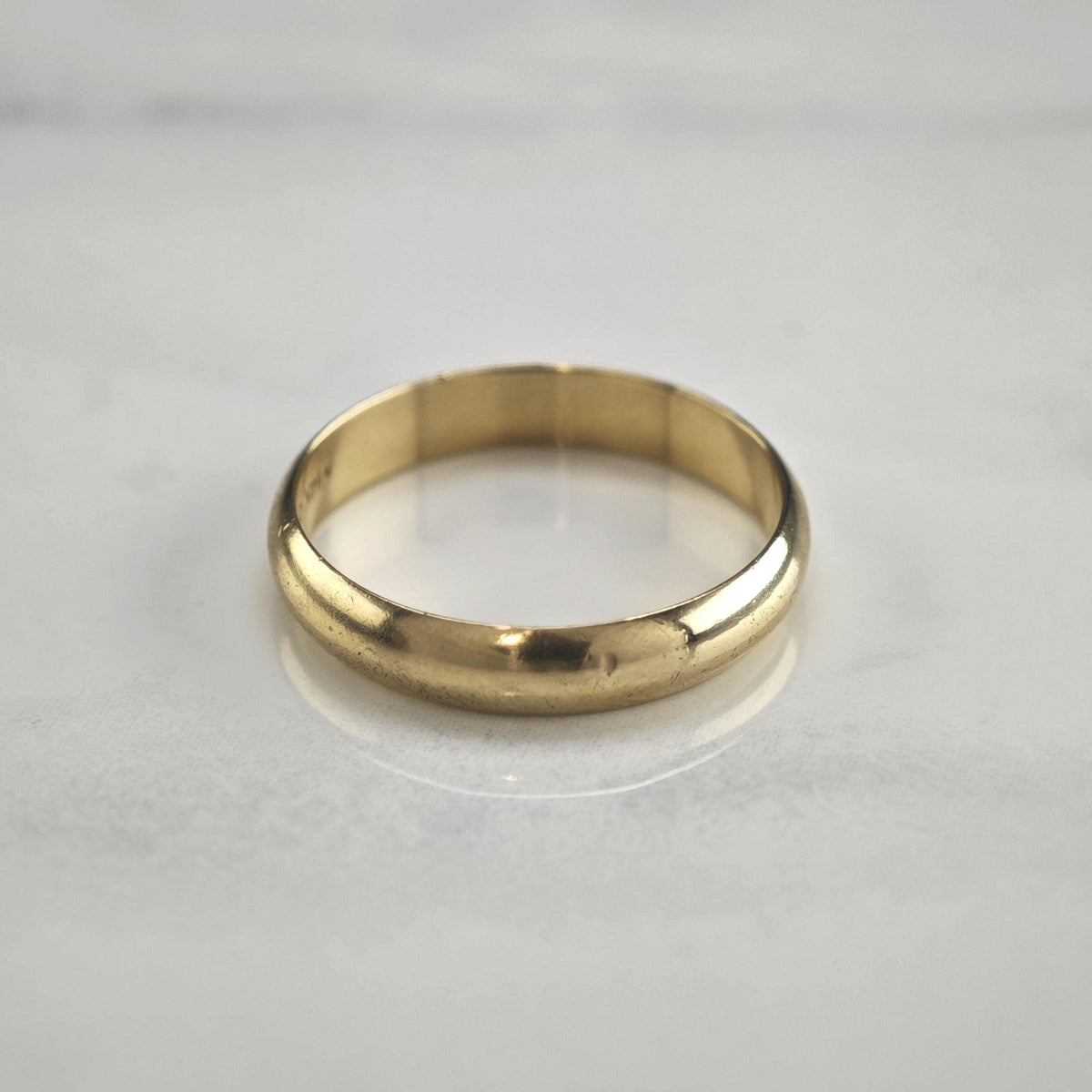14K Gold Band 4mm Sz 9 3/4 R6792