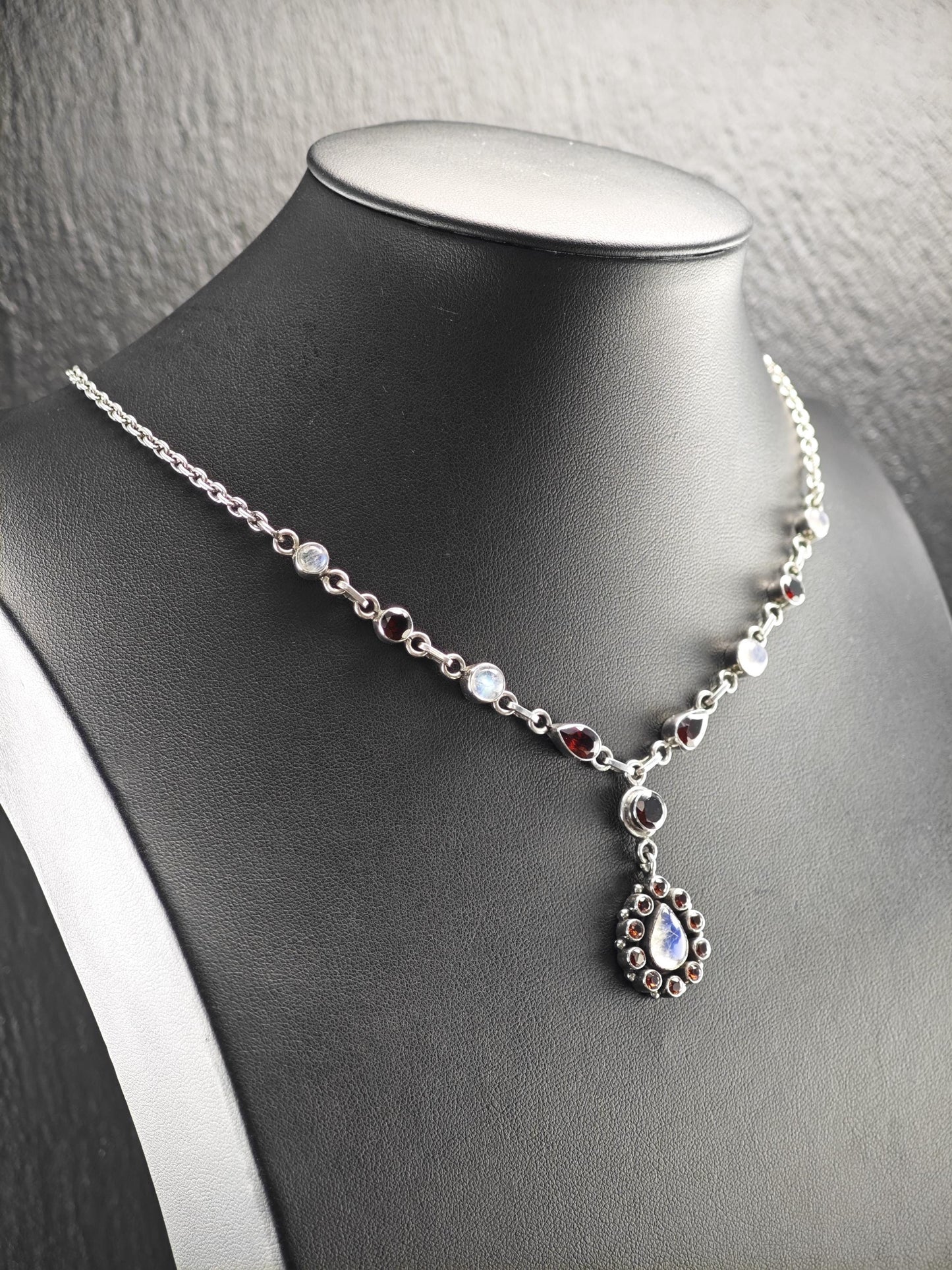 Nicky Butler Teardrop, Floral Necklace Sterling Silver N2478