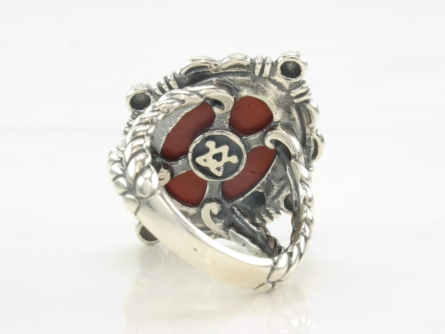 American West Ring Jasper Sterling Silver Size 9