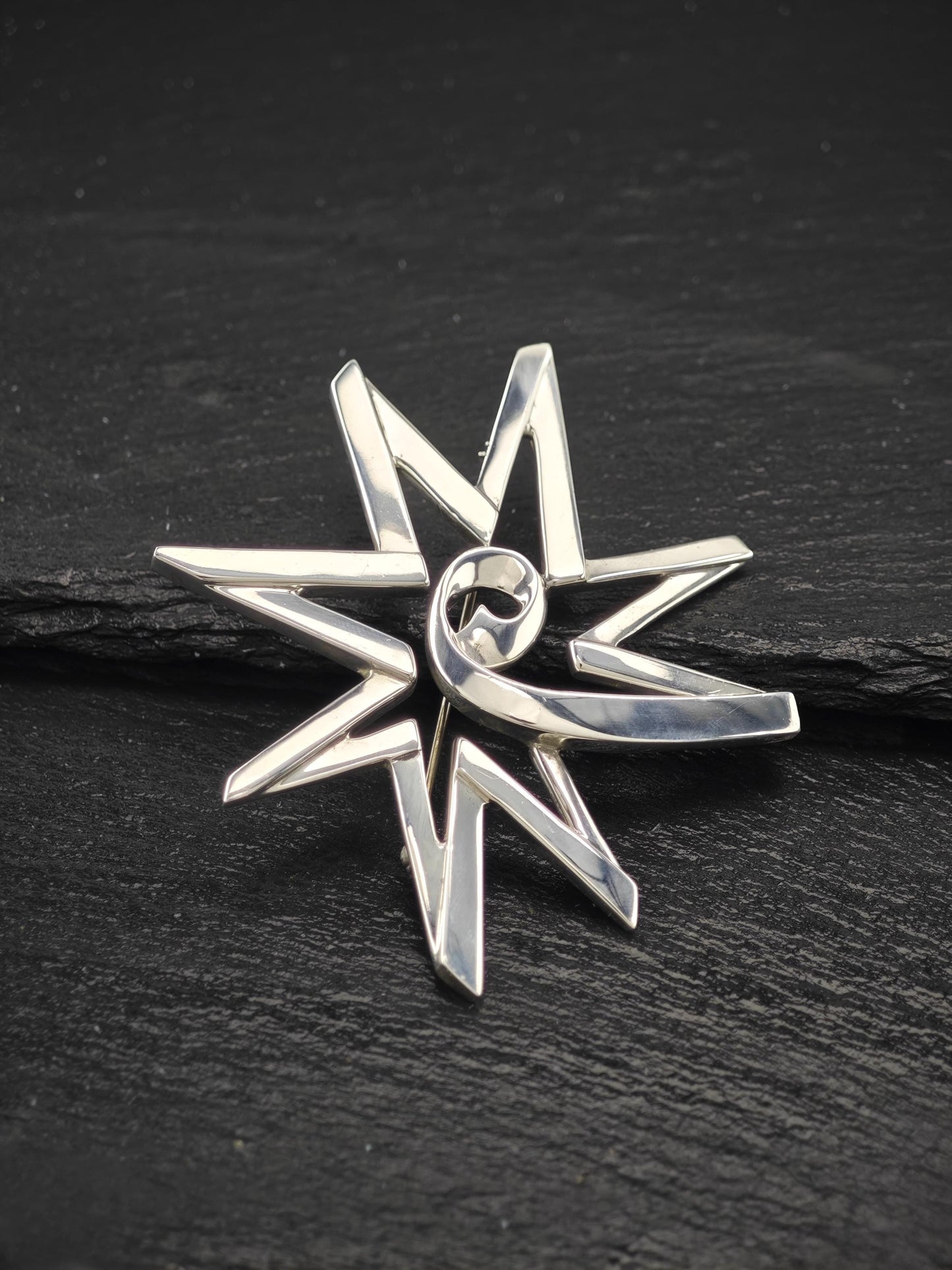 Tiffany & Co, Celestial Star Brooch Sterling Silver