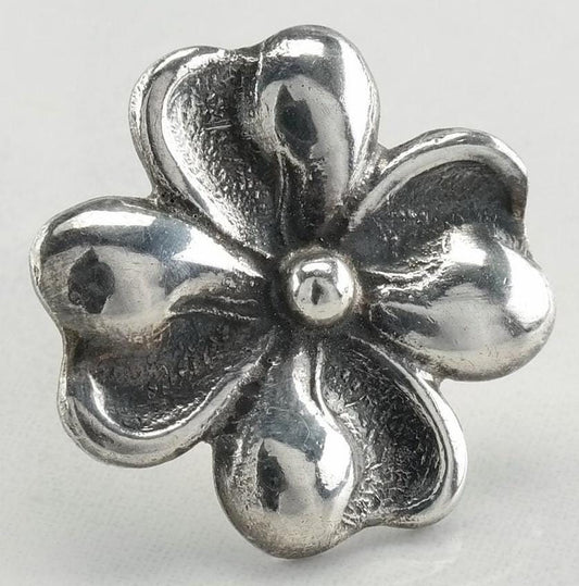 Sterling Silver Clover Pin Fir. Munksgaard PIN001