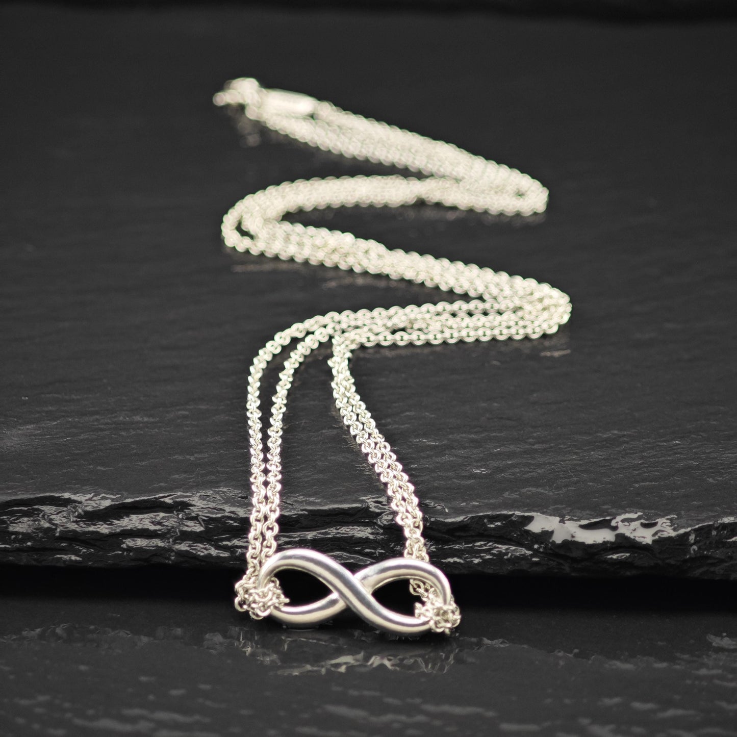 Vintage Tiffany & Co. Sterling Silver Infinity Symbol Necklace