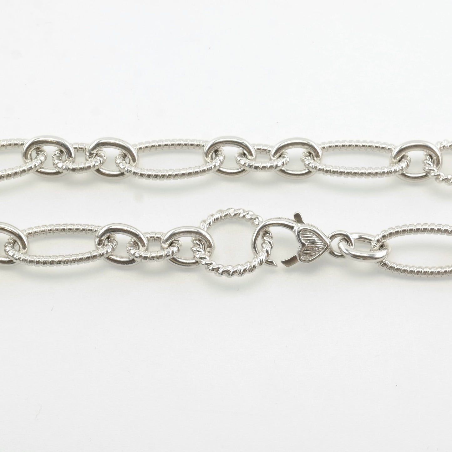 Judith Ripka Sterling Silver Chain Necklace