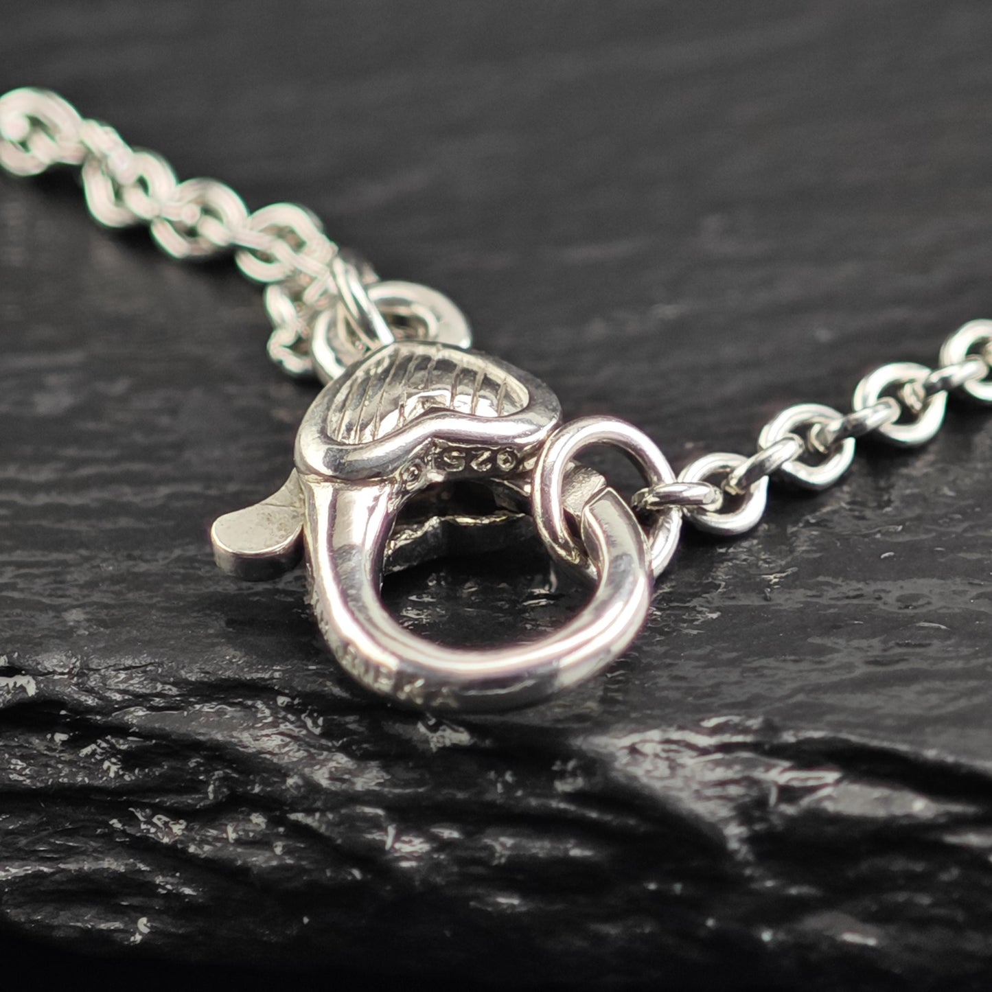 Vintage Judith Ripka DQCZ Wrap Necklace Sterling Silver N2739