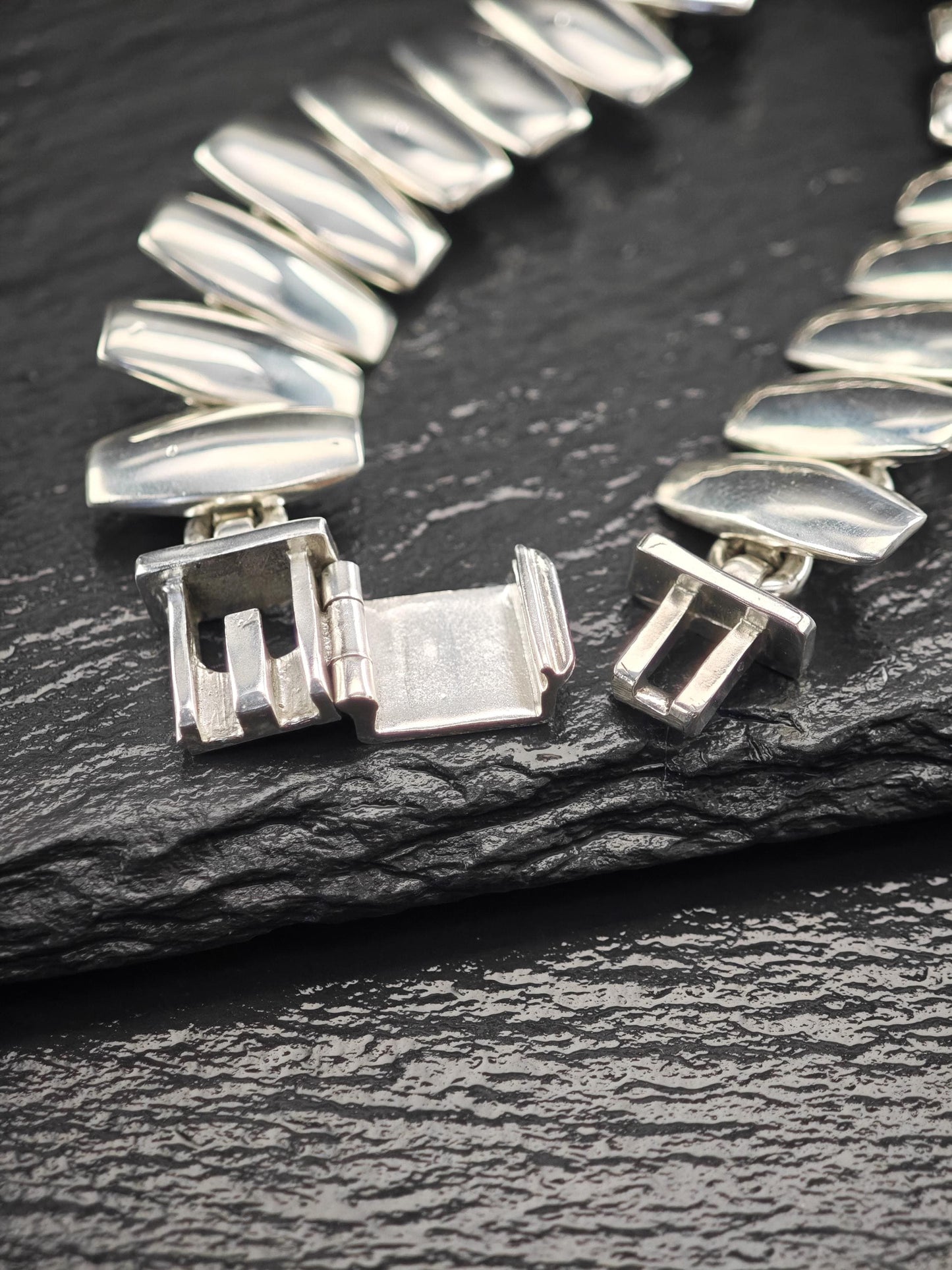 Vintage Taxco, Modernist Bracelet Sterling Silver