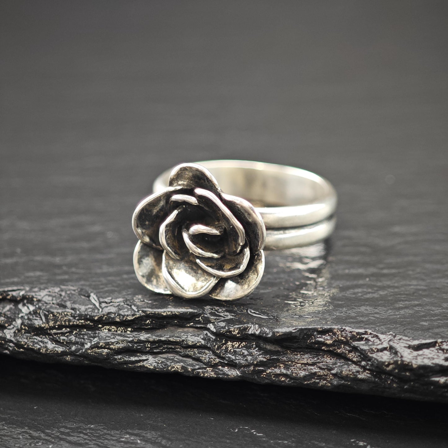 Flower Ring Sterling Silver Silpada Size 8 1/4 R6025