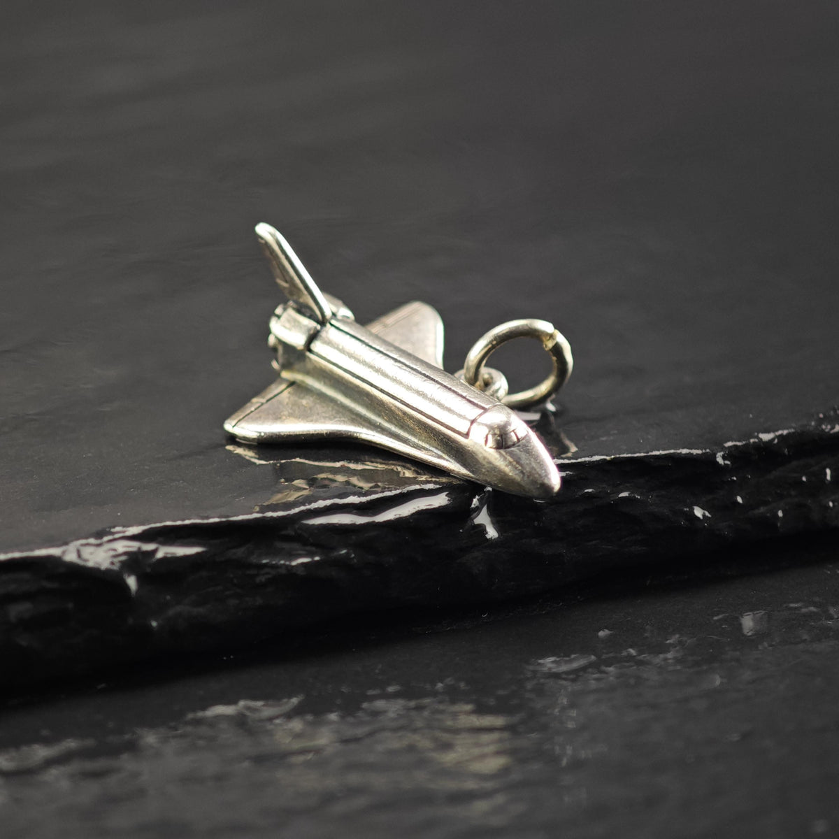 Vintage Retired James Avery Sterling Silver Airplane Charm P3166